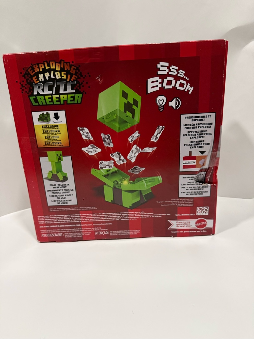 Mattel Minecraft Exploding RC Creeper Remote Control Toy - Picture 4 of 11